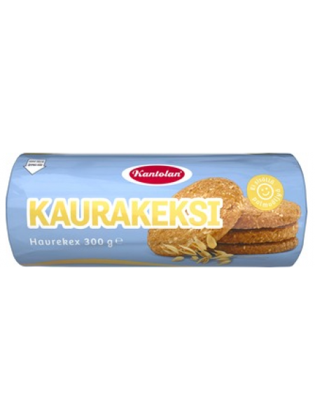 Овсяное печенье Kantolan Kaurakeksi 300г