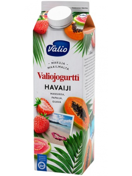 Йогурт фруктовый Valio jogurtti Havaiji Laktoositon 1л без лактозы