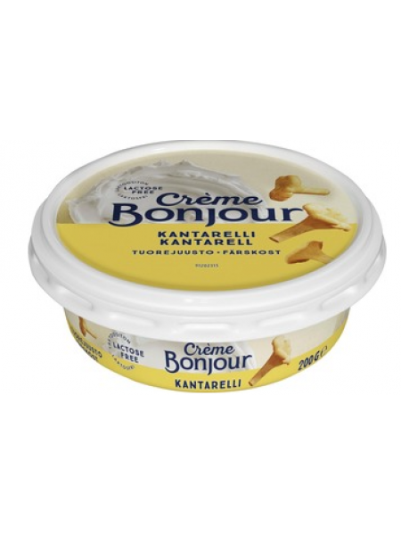 Сыр без лактозы Creme Bonjour Kantarelli 200г с лисичками