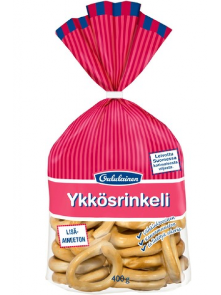 Мини бублики с солью Oululainen Ykkösrinkeli 400 г 