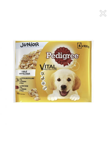 Влажный корм для щенков Pedigree Junior 4х100г