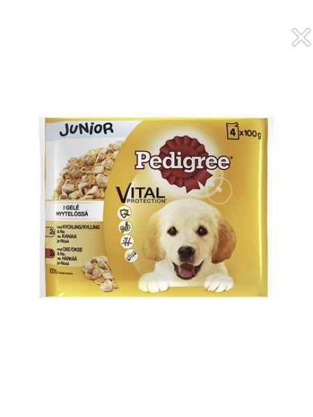 Влажный корм для щенков Pedigree Junior 4х100г