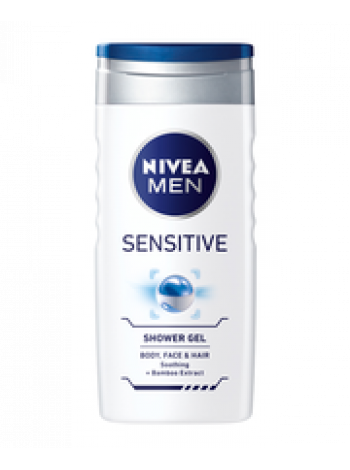 Мужской гель для душа NIVEA MEN Sensitive 250 мл для чувствительной кожи