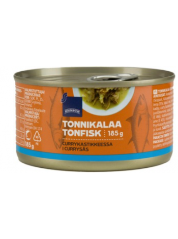 Тунец в соусе карри Rainbow Tonnikalaa Currykastikkeessa 185/74 г 