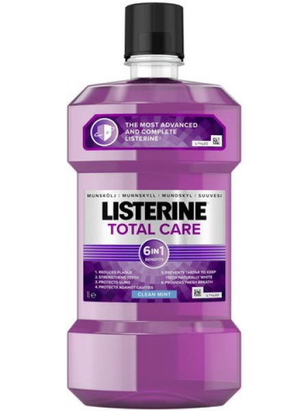 Ополаскиватель для полости рта Listerine Total Care от зубного камня 1000 мл