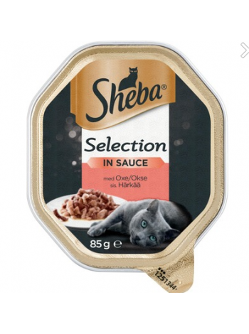 Консервы для кошек Sheba Selection Härkää говядина в соусе 85г