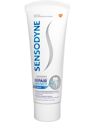 Отбеливающая зубная паста Sensodyne Repair&Protect Whitening 75мл