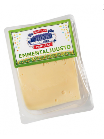 Сыр в нарезке без лактозы Maatilan Parhaat Emmental 300г