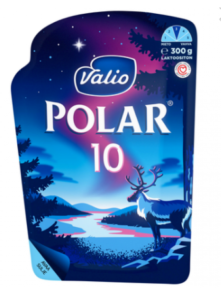 Сыр Valio Polar Kevyt 10 % 300г в нарезке 