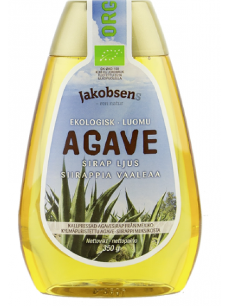 Сироп агавы органический Jakobsen Agavesiirappi Vaalea Luomu 350 г 