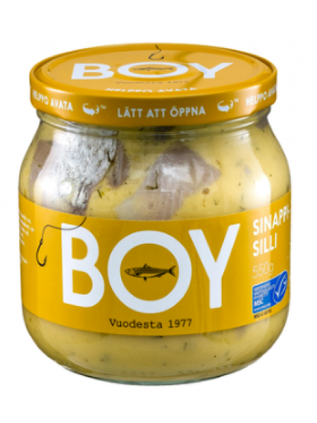 Сельдь Boy MSC sinappisilli 550 г с горчицей