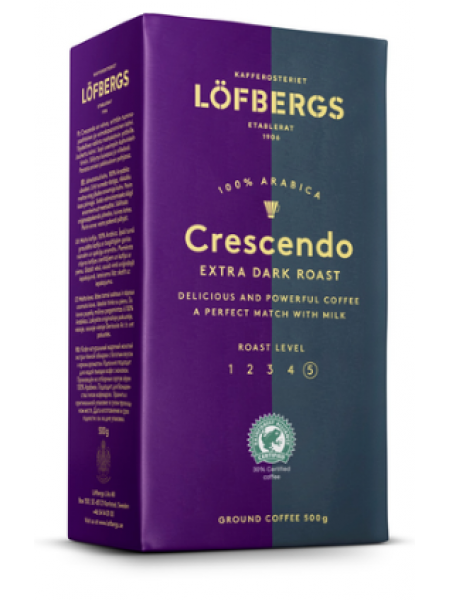 Молотый кофе Löfbergs Crescendo 500г