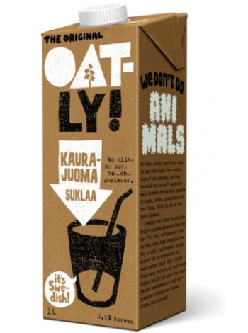 Овсяное молоко Oatly Kaurajuoma Suklaa 1л с шоколадом