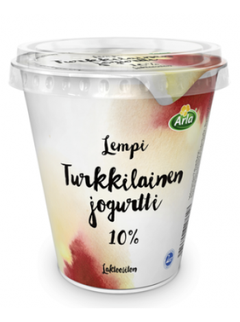 Йогурт турецкий Arla Lempi turkkilainen 300г 10% без лактозы