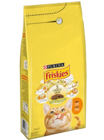 Корм ​​для взрослых котов Friskies Adult 2кг курица и овощи