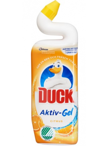 Средство для мытья туалетов Duck Aktiv-Gel Citrus 750мл цитрус