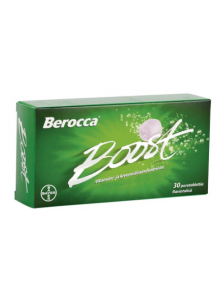 Шипучие витамины для активных и занятых людей BEROCCA BOOST 30шт