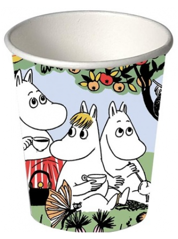 Одноразовые чашки для детей Muumin Kuumakuppi Party Moomin 250мл 12шт