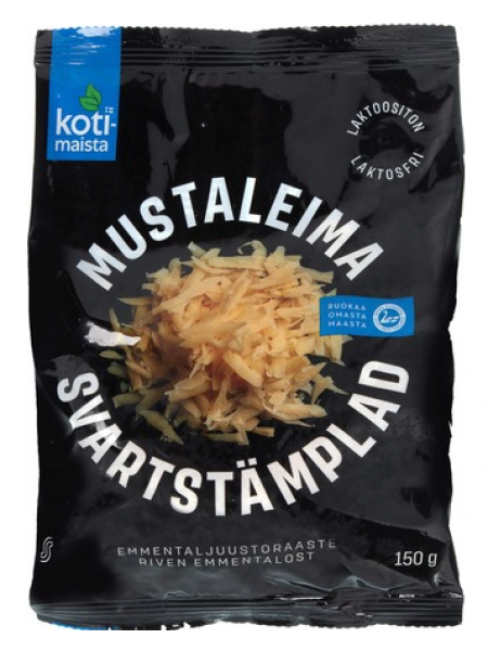 Сыр тертый Kotimaista Mustaleima Emmentalraaste 150 г