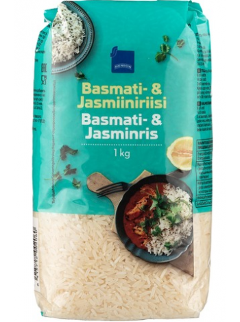 Рис басмати и тайский  Rainbow Basmati & Thai Riisi 1кг