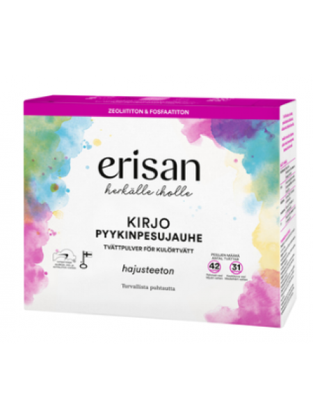 Стиральный порошок Erisan Kirjo Pyykinpesujauhe 1,5 кг для цветного белья