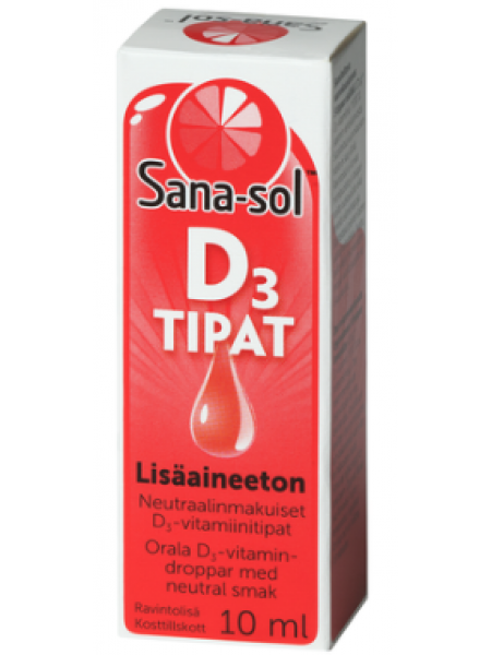 Капли Sana-sol D3 tipat 10 мл