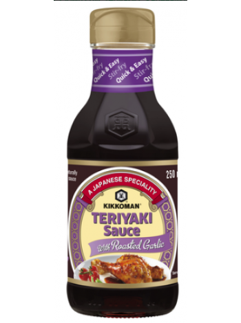 Соус терияки с жареным чесноком Kikkoman Teriyaki Sauce 250 мл