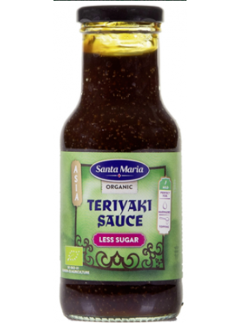 Органический соус терияки с меньшем количеством сахара Santa Maria Organic Teriyaki Less Sugar 250 мл