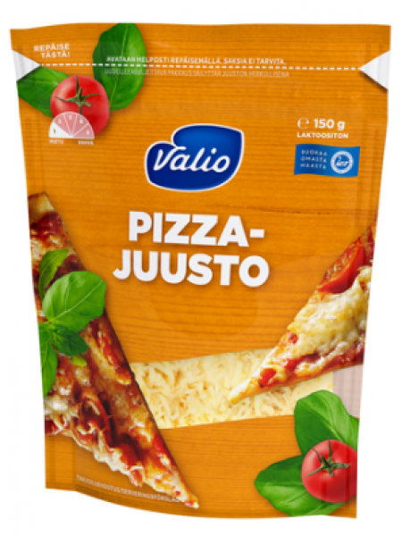 Сыр тертый для пиццы Valio PizzajuustoRaaste 150г