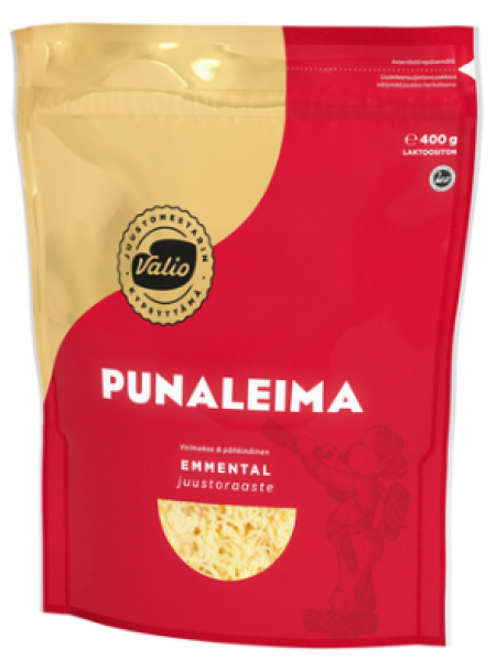 Сыр тертый Valio Emmental punaleima 400г