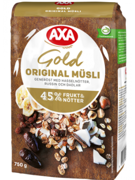 Мюсли AXA Müsli Gold Original 750 г