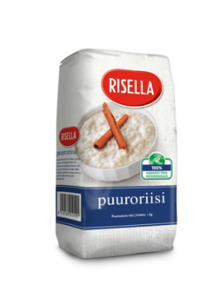 Рис круглозерновой Risella Puuroriisi  1кг