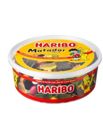 Ассорти жевательных конфет Haribo Matador Mix 600г в коробке