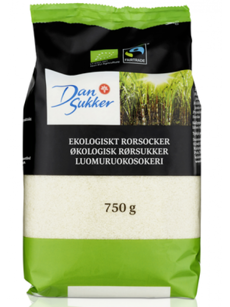 Органический тростниковый сахар Dansukker Luomuruokosokeri 750г