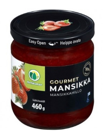 Клубничный джем Herkkumaa Gourmet mansikkahillo 460г