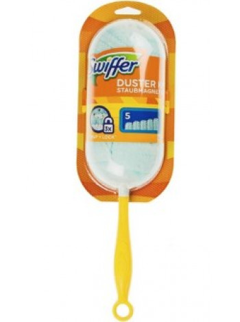 Комплект для уборки пыли Swiffer Duster (1 ручка + 5 насадок для пыли)