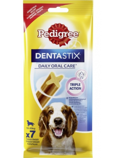 Лакомство для собак Pedigree Dentastix Medium 180г