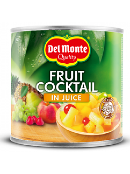 Фруктовый коктейль в соке Del Monte 415г не содержит добавленного сахара