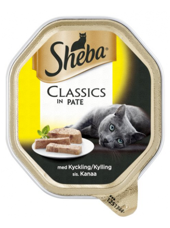 Паштет для кошек Sheba Classic цыпленок 85г