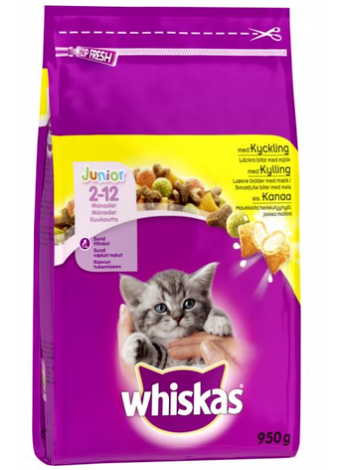 Корм для котят Whiskas Junior Kanaa 950г курица