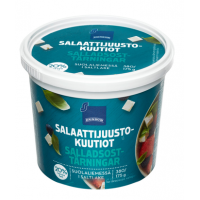 Кубики салатного сыра Rainbow Salaattijuustokuutiot Suolavedessä 20% 370/175г