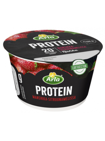 Йогурт Arla Protein mansikka-sitruunamelissa 200г без лактозы клубника лимон 